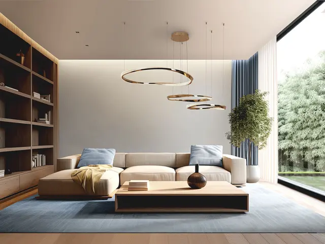 Orbitas 554213 – Κρεμαστό Φωτιστικό Οροφής GOLD 3 RINGS LED Dimmable Χρυσό 3