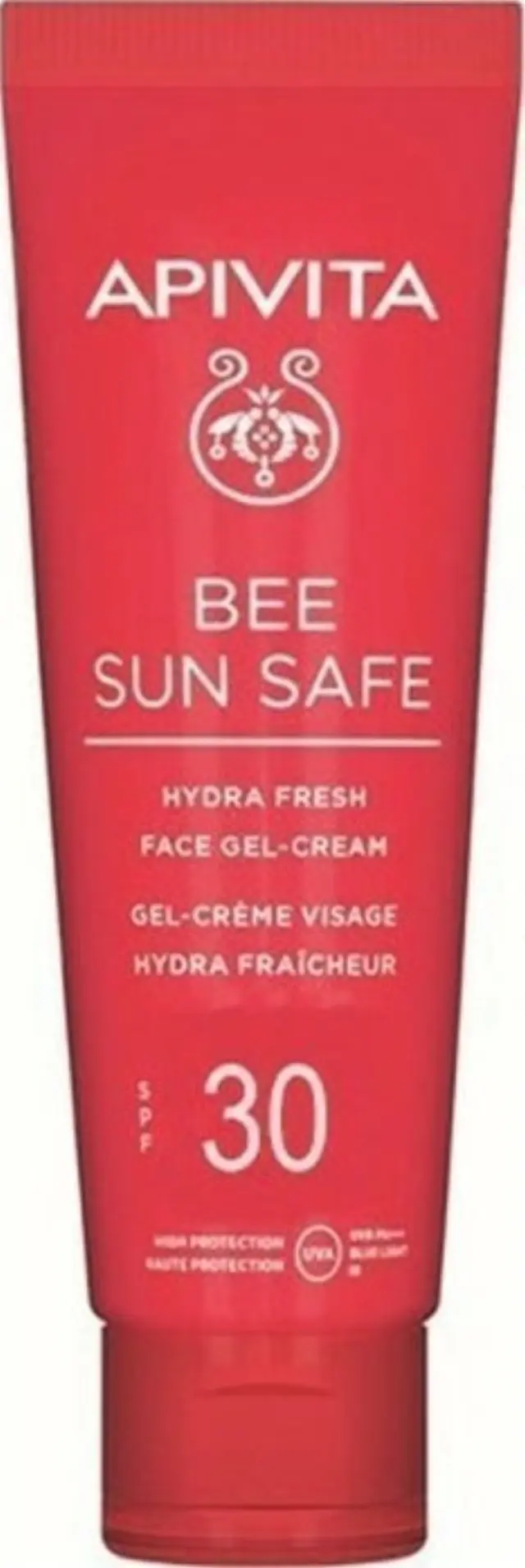 APIVITA BEE SUN SAFE Ενυδατική Κρέμα-Gel Προσώπου SPF30| Μη λιπαρή, ενυδατική αντηλιακή κρέμα προσώπου με πρόπολη, θαλάσσια φύκη & υαλουρονικό οξύ