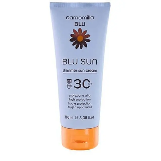 Camomilla BLU Blu Sun Shimmer Αντηλιακή Κρέμα για το Σώμα SPF30 100ml