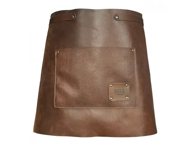 Δερμάτινη Ποδιά Μέσης Doxx Amsterdam Rustic Leather Waist Apron με ρυθμιζόμενα λουράκια και διαστάσεις 65x40cm - BrownRL.WAP-001-BROWN