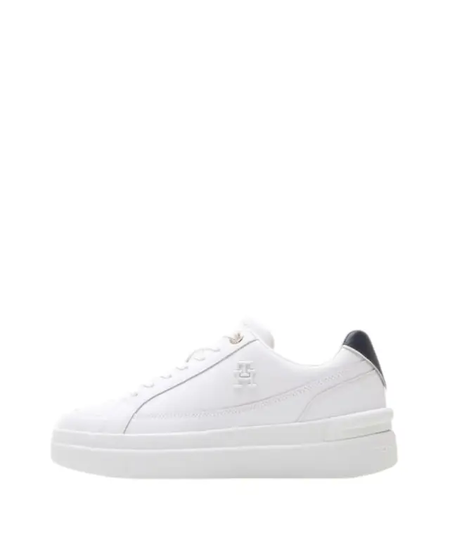 Tommy Hilfiger - Γυναικεία Sneaker Th Elevated Court FW0FW07568-YBS Λευκό - 39