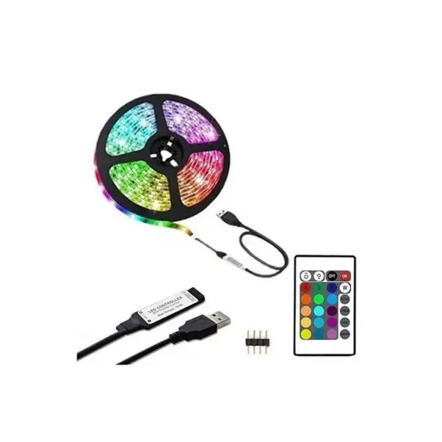 Andowl Λεντοταινία LED ταινία RGB 10m με τηλεχειριστήριο Q-DT75 - LED strip lights 075677 2