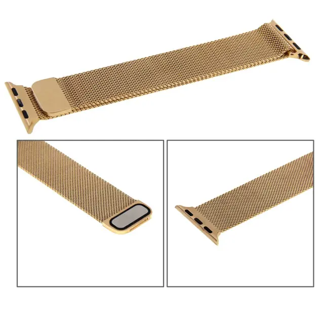 OEM Milanese Loop για Apple Watch 44/45/46/49mm (Gold) 2