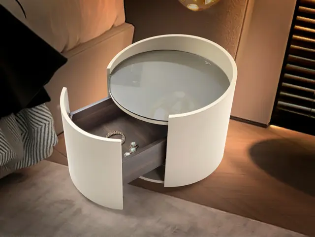 Iza 411844 Night Table Khaki 50 × 43 cm Μπεζ Χακί 2