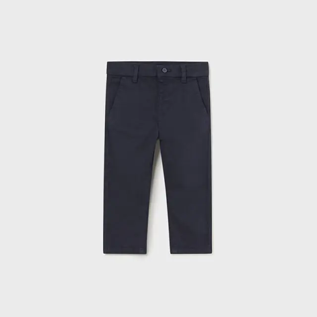Baby 6 μηνών έως 4 ετών Παντελόνι λοξότσεπο Better Cotton slim fit ναυτικό μπλε - 18M