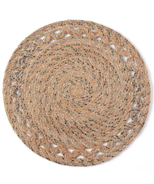 Σουπλά γιούτα 2060 (38cm) black/rust - -