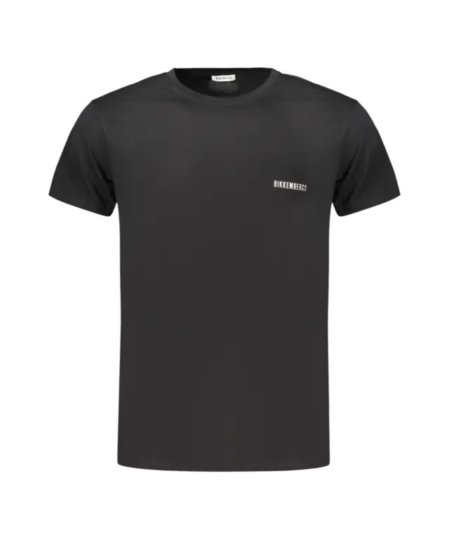 Bikkembergs - Ανδρικό T-shirt Κοντομάνικο BKK3MTS04-BLACK Μαύρο