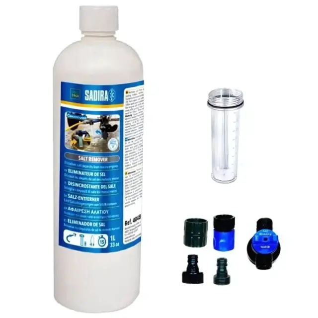 SADIRA Salt Remover Αφαλατικό Μηχανών 1LT με Συσκευή Ανάμιξης