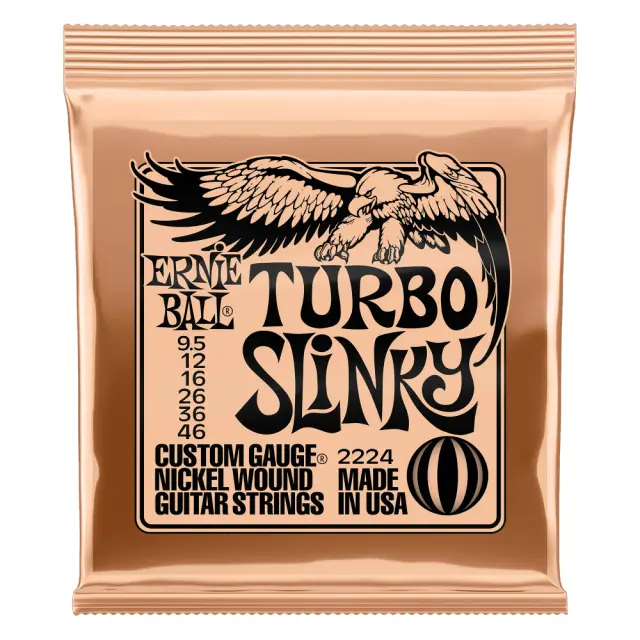 ErnieBall 2224 Turbo Slinky Χορδές Ηλεκτρικής Κιθάρας 9.5-46