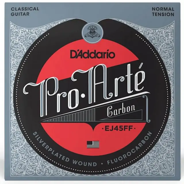 D'Addario EJ45FF Pro-Arté Carbon Χορδές Kλασικής Κιθάρας Normal