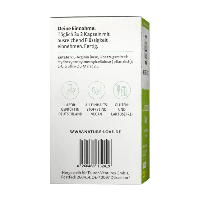 Nature Love L-Arginine Base 3