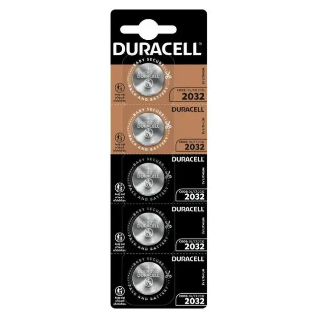 DURACELL CR2032 5 τεμάχια μπαταρίες λιθίου