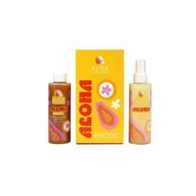 Aloe Colors Exotic Σετ Περιποίησης για Ενυδάτωση με Oil Mist 150ml & Λάδι Σώματος 150ml
