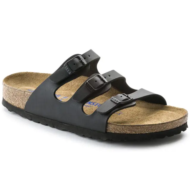 Ανατομικά Σανδάλια Birkenstock Florida Soft Footbed 0053013 Black Narrow Fit Μαύρο - 37 2