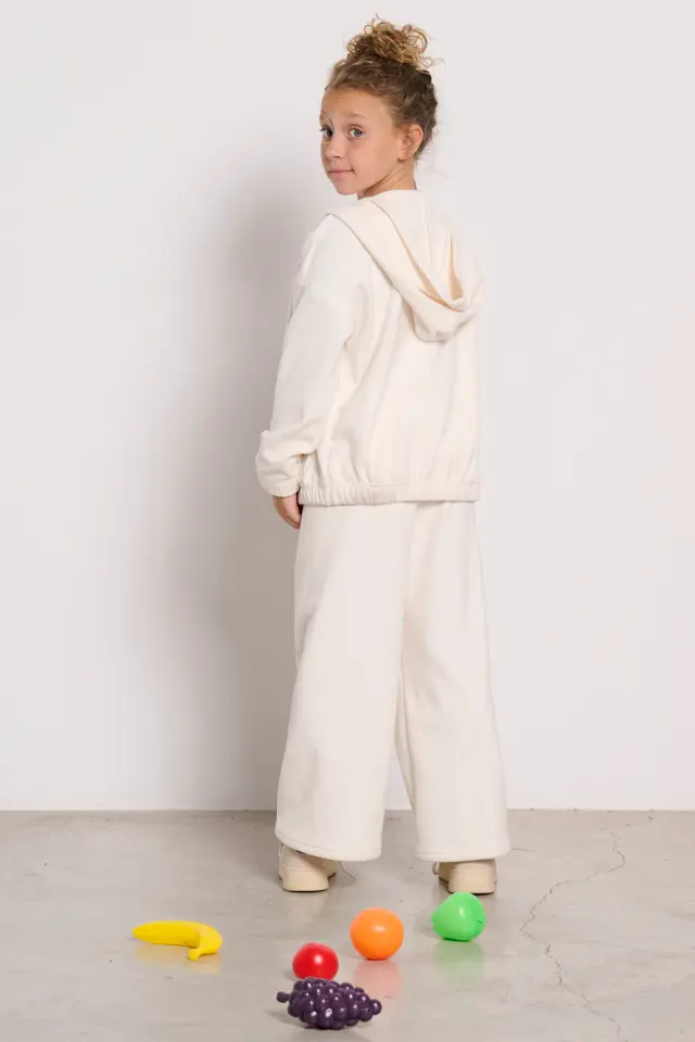 Bodytalk Deformalize Mini Me FZ Hoodie Off White 1242-703522 - 8 2