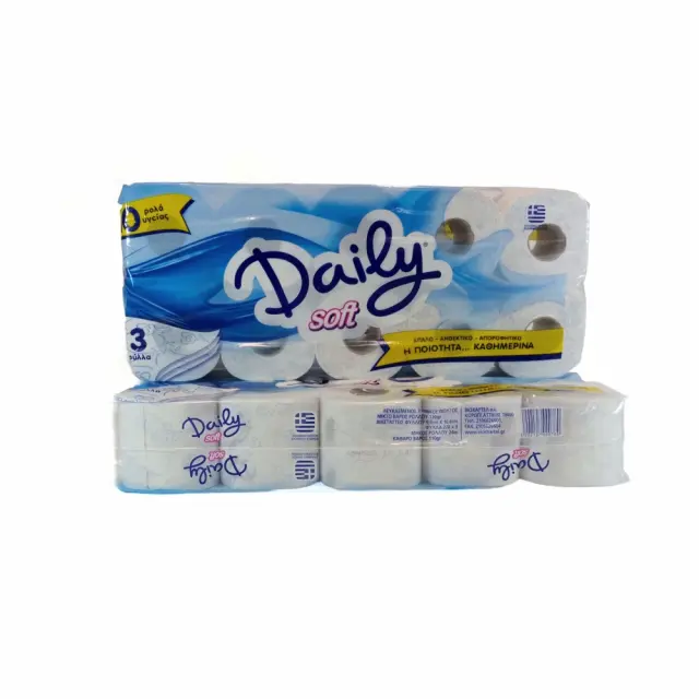 Χαρτί Υγείας Daily 3 φυλλα 10 ρολλά