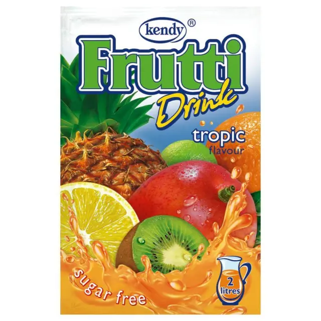 Χυμός σε Σκόνη Frutti Kendy, Τροπικά Φρούτα, 8.5γρ