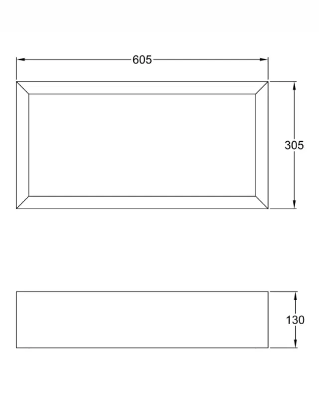 Window 3471-26 φωτιστικό τοίχου ορθογώνιο Ξύλο 3