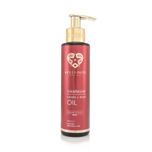 AVGERINOS COSMETICS HAND & BODY OIL HAMMAM 150ML