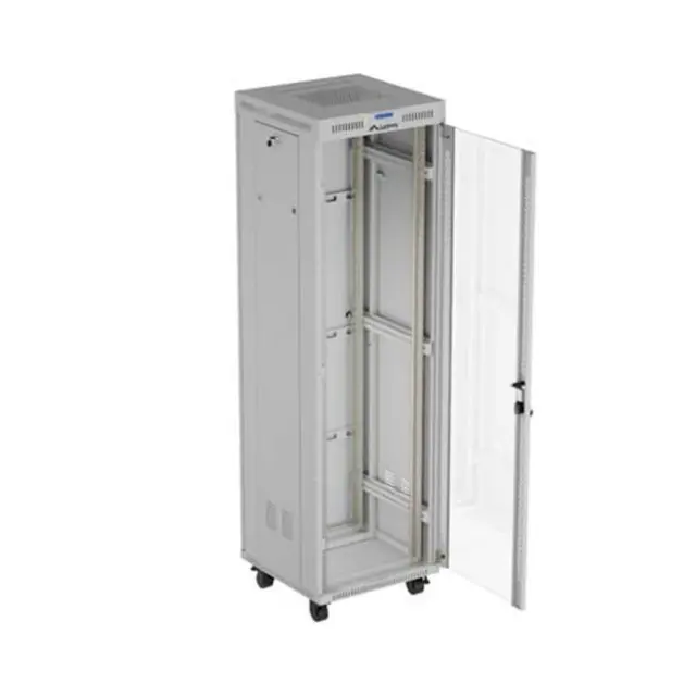 Lanberg Καμπίνα Rack 19" 42U 600X600 Gray LCD V2 (FF01-6642-12SL)