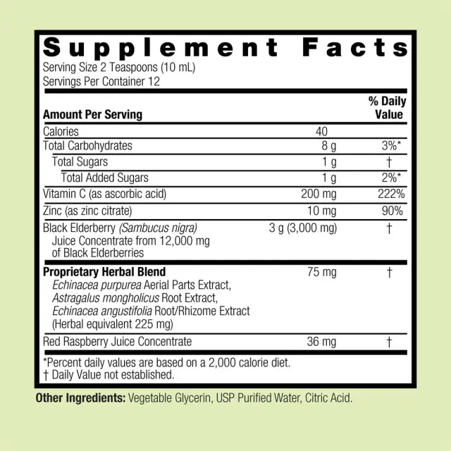 Nature's Answer Sambucus Immune Support 2
