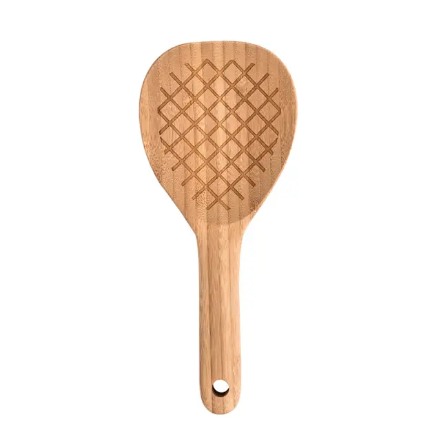 Pebbly Κουτάλι Σερβιρίσματος από Bamboo 22cm Natural