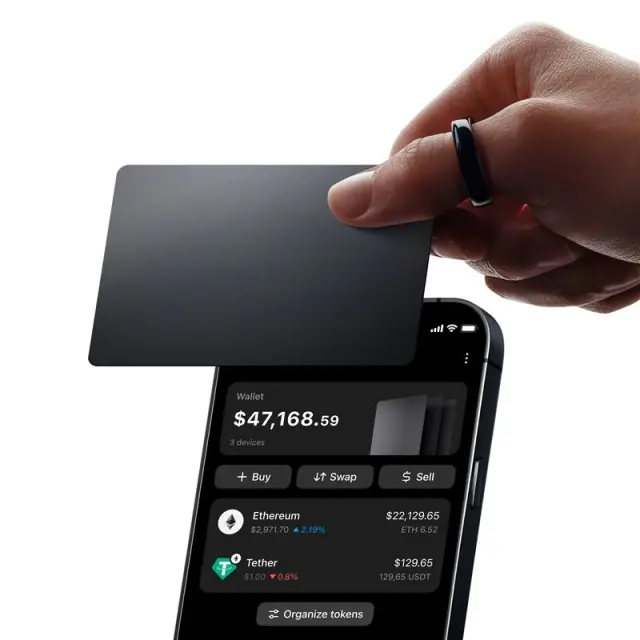 Tangem Wallet - 3-card set, Stealth 2