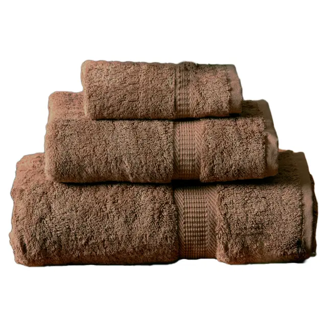 Πετσέτες σετ 3 τμχ μπάνιου καφέ Premium Towels Collection Palamaiki Jolie 9-090338-001