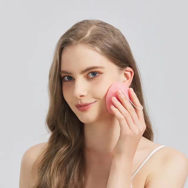 Sister Young Pura Konjac Sponge Pink Φυσικό Σφουγγάρι Καθαρισμού με Ροζ Άργιλο 3
