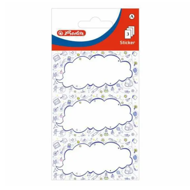 Herlitz Ετικέτες Αυτοκόλλητες 3 Φύλλα Back to School (50034277)