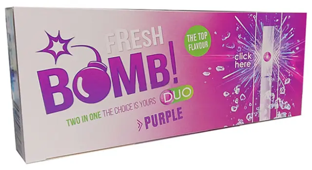 Fresh Bomb Άδεια Τσιγάρα Click Tubes Berry Mint - 100τεμ.