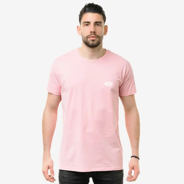 T-shirt Noshame® Ρόζ με τύπωμα The Worlds is Temporary - 132520 - XXL 3
