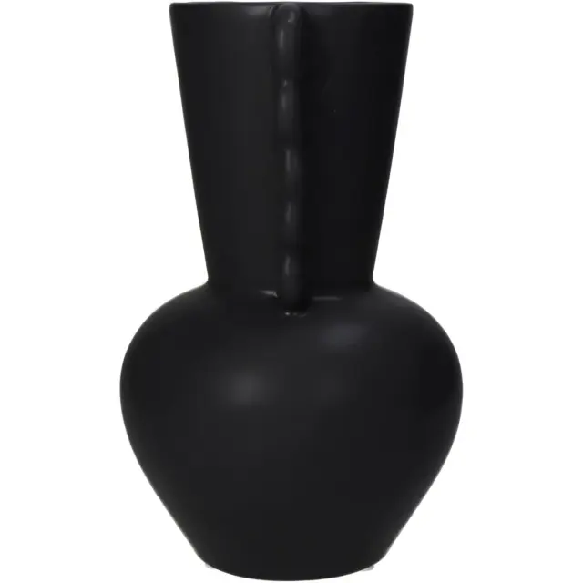 Βάζο Μαύρο Κεραμικό 13.7x13.7x22cm 2