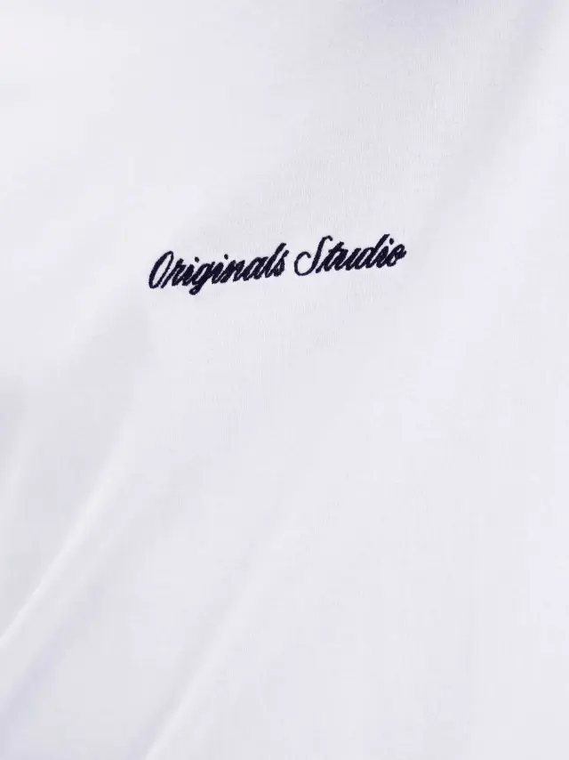 JORNORREBRO EMB TEE SS CREW NECK NOOS Bright White 2