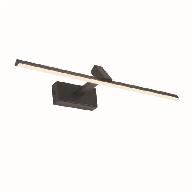 MIRAR-ΦΩΤΙΣΤΙΚΟ ΕΠΙΤΟΙΧΟ ΜΑΥΡΟ ΜΕΤΑΛΛΙΚΟ LED 8W 3000K 520LM IP20 50X16,5X7,5CM / PN13LEDW50BK