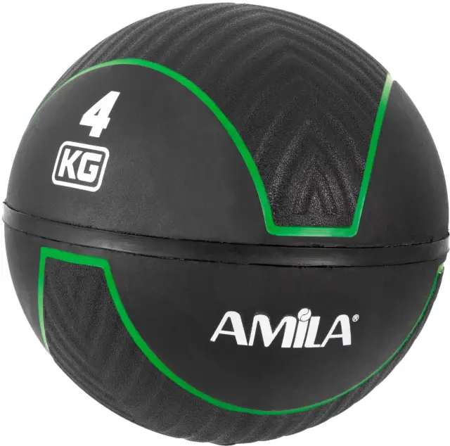 Μπάλα AMILA Medicine Ball HQ Rubber 4Kg (90708) 2