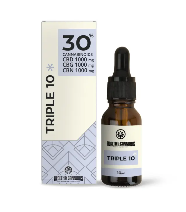 Health & Cannabis Triple10 CBD CBG CBN 30%