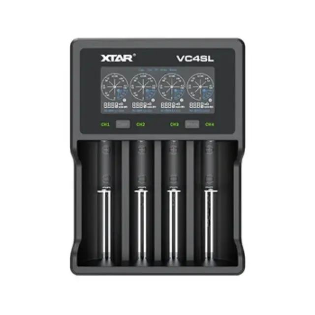 XTAR VC4SL φορτιστής 4 μπαταριών AA/AAA/D/18650/21700