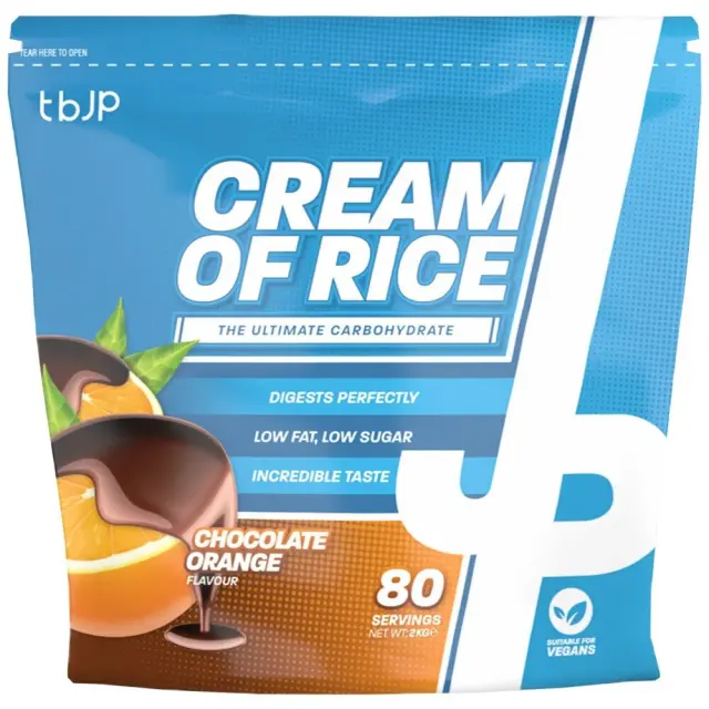 Trained By Jp Cream Of Rice Complex Carbohydrate Συμπλήρωμα Υδατανθράκων με Γεύση Σοκολάτα Πορτοκάλι 2000g