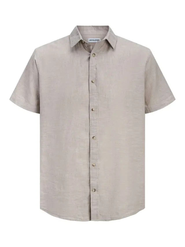 JJESUMMER LINEN BLEND SHIRT S/S SN String