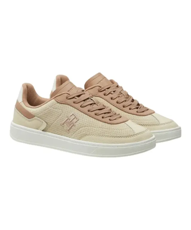 Tommy Hilfiger - Γυναικεία Sneakers Th Monogram Colour-Blocked FW0FW08380-0F8 Μπεζ 2