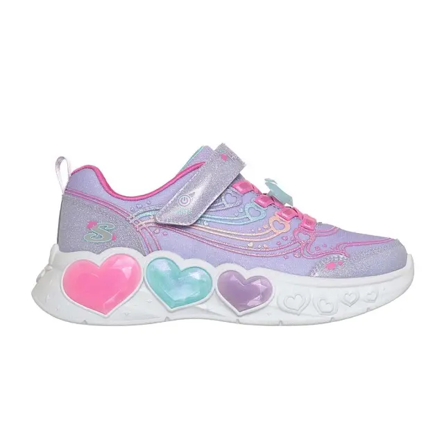 Skechers Girl's S Lights Enchanted Hearts Lights Μωβ 303266LC-LVMT (Skechers)