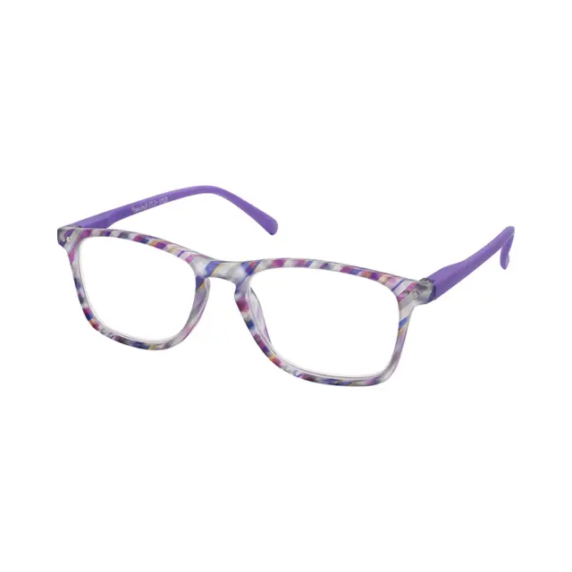 EyeLead Optical Γυαλιά Πρεσβυωπίας / Διαβάσματος E210 Πολύχρωμο-Μωβ Κοκάλινο, 1 τεμάχιο +1.00