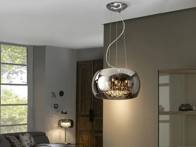 ARGOS PENDANT Ø40 φωτιστικό κρεμαστό Χρώμιο