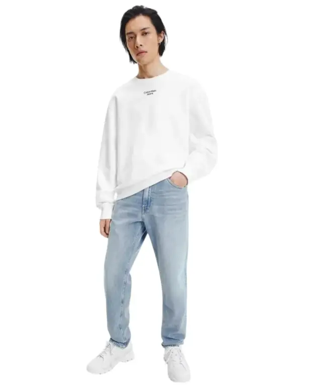Calvin Klein - Ανδρικό Φούτερ Regular Fit J30J320044-YAF Λευκό - XL 2