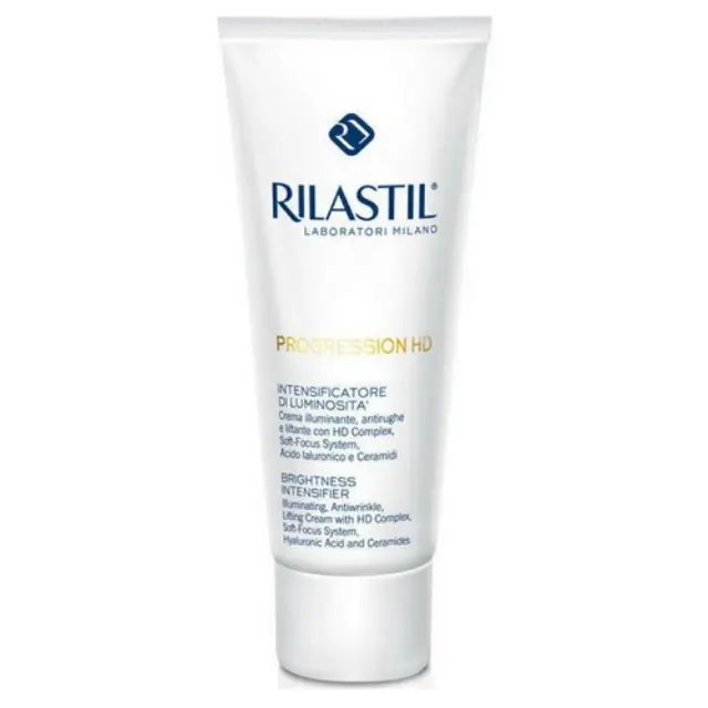 Rilastil Progression HD Brightness Intensifier Πλούσια Κρέμα Προσώπου για τη θαμπή επιδερμίδα, 50ml