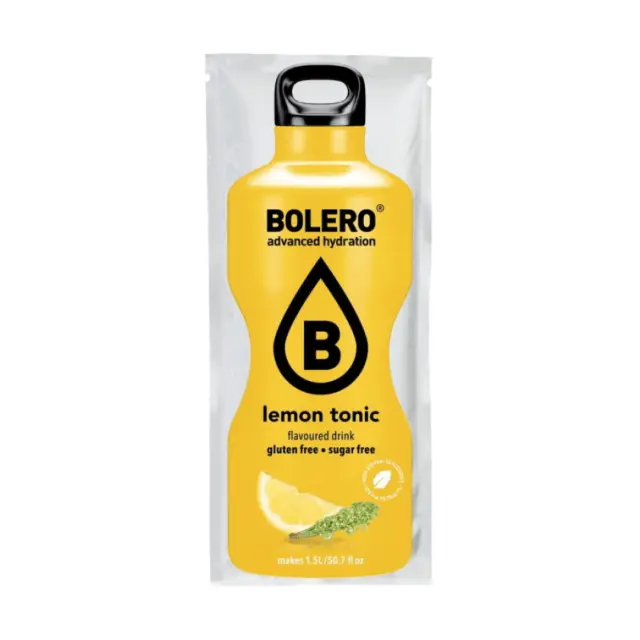 Bolero Lemon Tonic Flavoured Drink Mix Powder 9gr