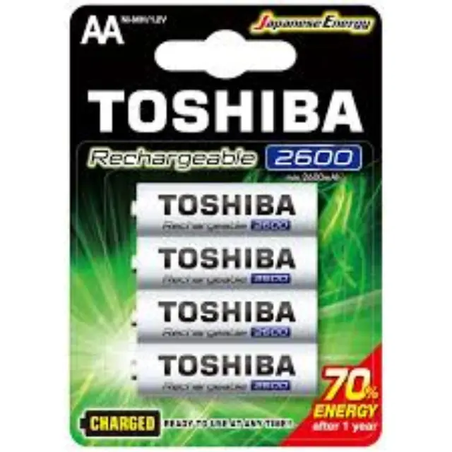 Μπαταρία Επαναφορτιζόμενη AA 2250mA BP4 TOSHIBA 0277623