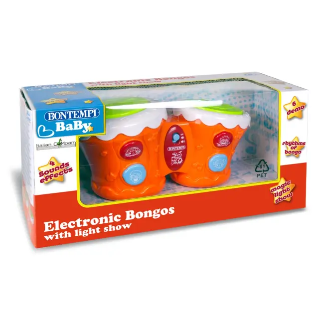 Bontempi Baby Electronic Bongos (18+ μηνών) 541125 2