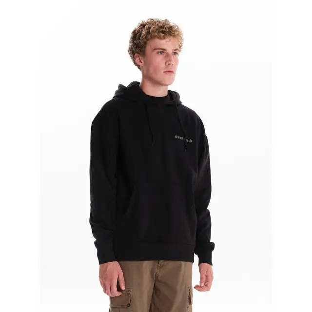 Emerson Oversized Pullover Hoodie (242.EM20.50-Black) - Μαύρο 2